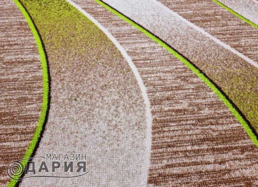 Мокетена пътека ERIKA 8012 beige/green
